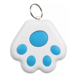 Ele-Gate Rastreador Localizador Bluetooth Gps En Forma De Huella Color Azul