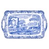 Blue Italian Large Handled Tray - Rectangular Melamine Serving Tray