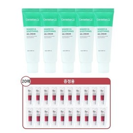 Centellian24 동국제약 센텔리안24 마데카 수딩 젤 크림 50ml 5개 + 시즌6 1ml 20매 Dongkook Pharm Centellian24 Madeca Soothing Gel Cream 50ml 5 Pack + Season 6 1ml 20 Sheets