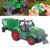 RC Dump Truck Toys Rechargeable 4 Channel Drive Long Lasting