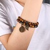 Natural Tigers eye Semi Precious Gemstone Beads Bracelet for Women