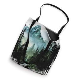 Tree Woods dark Green Nature Outdoor Explore forest green Tote Bag