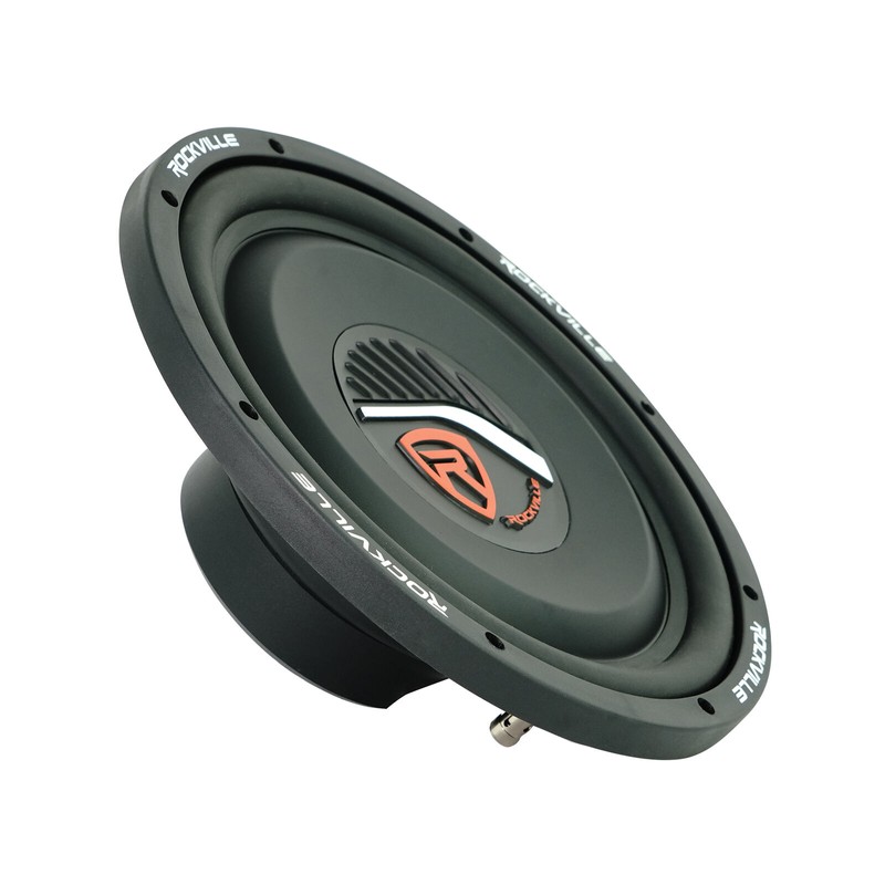 Rockville W12T4S4 12" Shallow 1400w Peak Car Subwoofer Sub 350w