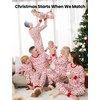 PATPAT Family Christmas Pajamas Matching Sets Reindeer and Snowflake Patterned