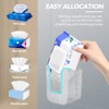 2pcs Bathroom Wipes Holder, Kitchen Wall Mounted Wipes Container
