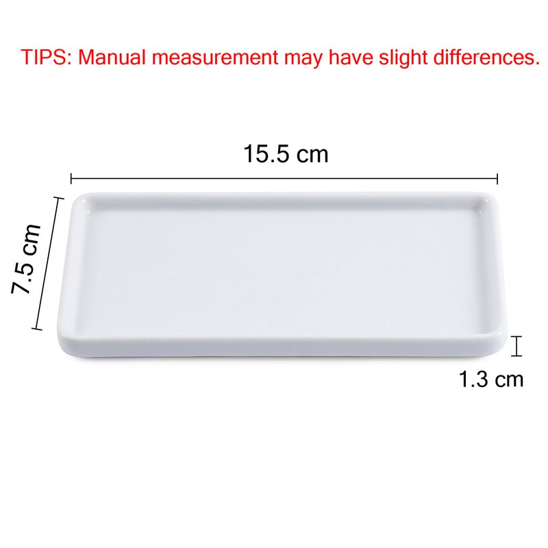 Ceramic trays for cosmetics, jewelry, suitable for organizing dressing tables