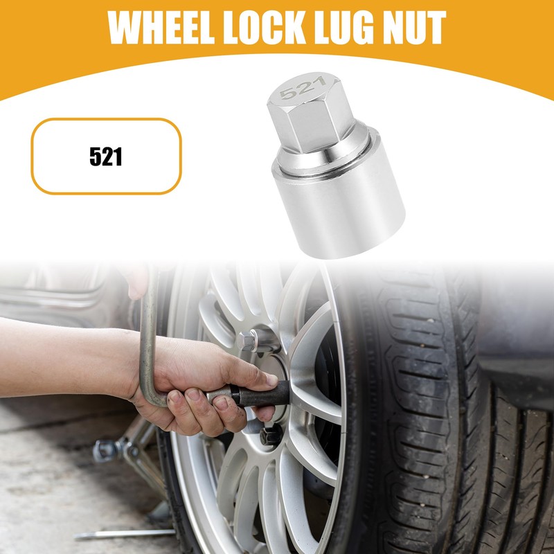 Partuto Wheel Lock Lug Nut 521 - for Volkswagen Touareg