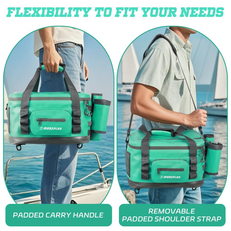 MORXPLOR Waterproof Shell 24 cans Paddle Board Cooler Bag, Sup