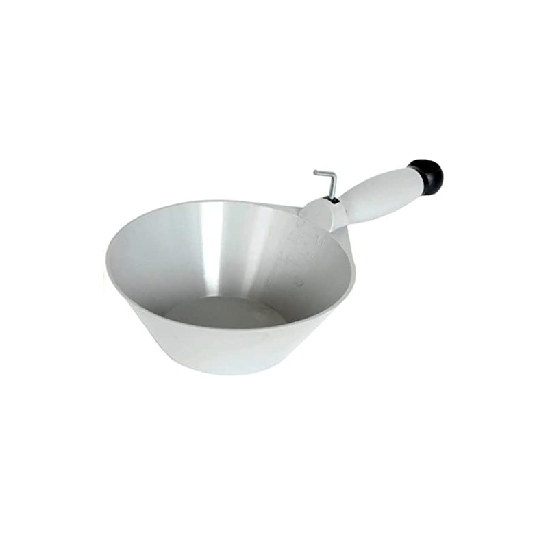 Proper Tools Toolty Plastic Scoop - 165mm Gray - Masonry