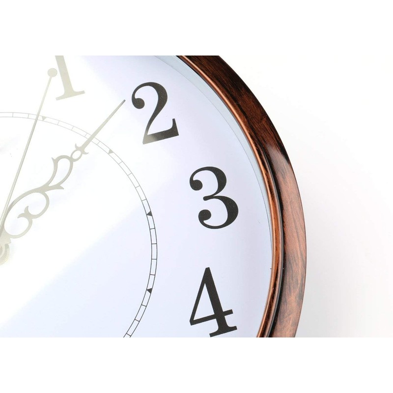 Tosnail Nostalgia Wall Clock No Ticking Noise 30 cm