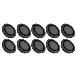 PATIKIL Round Vent Cover 50mm/2", 10 Pcs Plastic Soffit Air Vent Floor Air Vents Ventilation Hole for Home Ceiling Wall Duct Cabinet Closet Wardrobes, Black