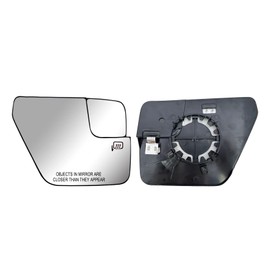 Replacement Passenger Right Side Mirror Glass Heated with Back Plate for Ford F-150 from 2021 to 2023