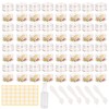 Pack of 70 5 ml small jars with lids, cosmetic