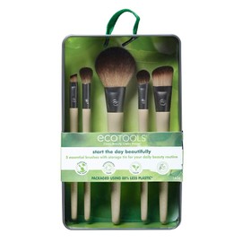 EcoTools Makeup Brush Set for Eyeshadow, Foundation, Blush, and Concealer, Set of 5