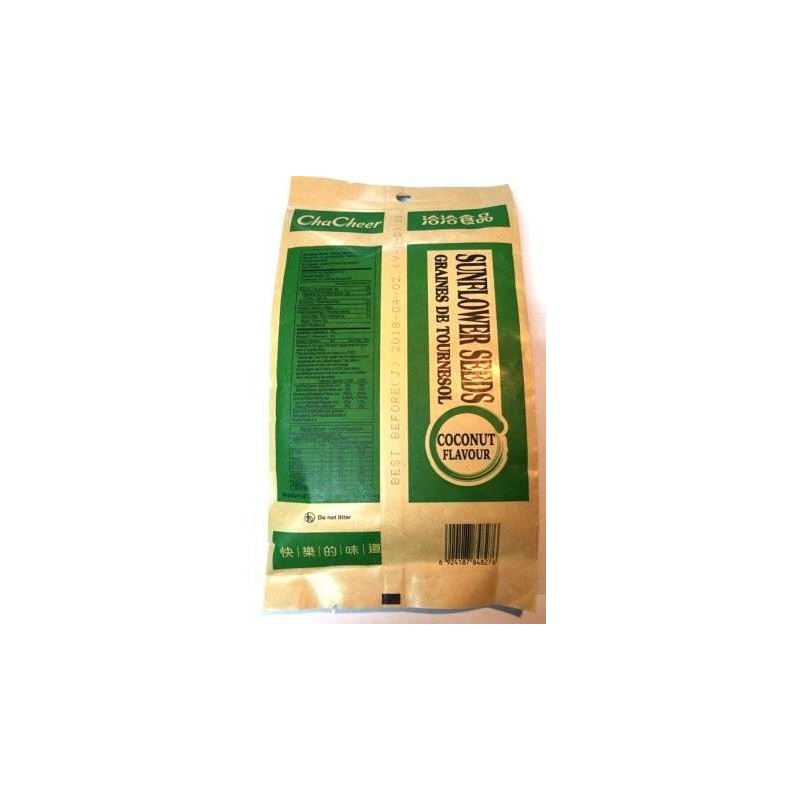 ChaCheer COCONUT FLAVOUR Sunflower Seeds Sunflower Seeds (Green) 9.1 oz