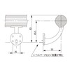 Wake Sangyo UB-11S Warmth UB Handrail Bracket Φ13.8 inches (35