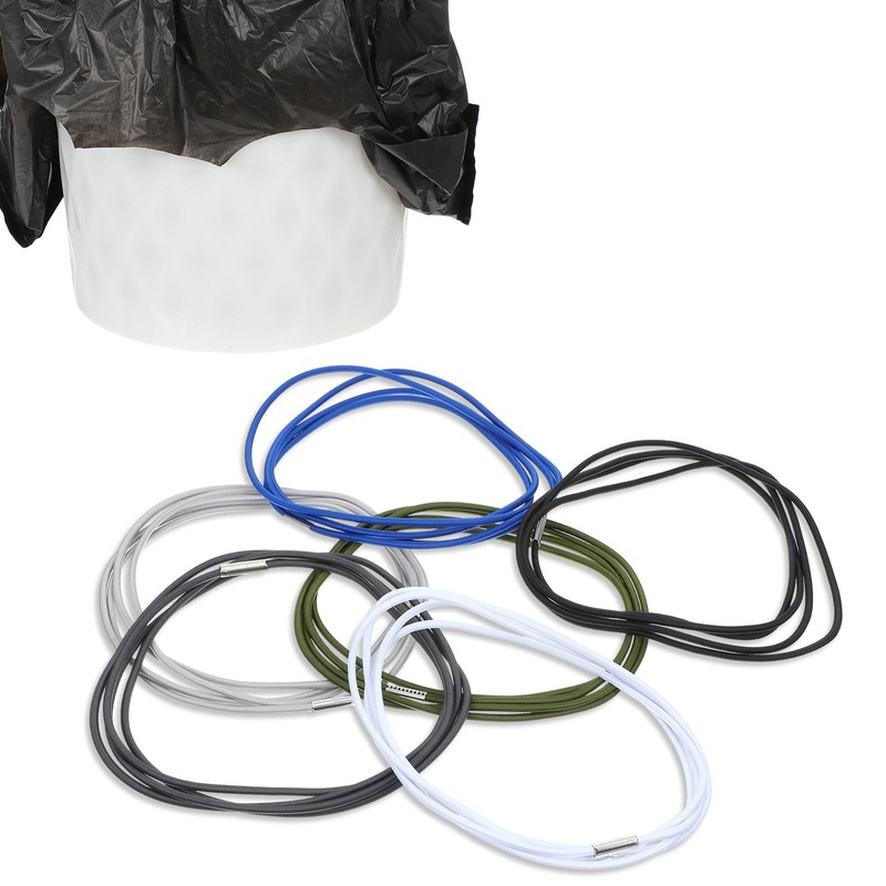 6 Pcs Trash Can Rubber Bands 32 to 55 Gallon
