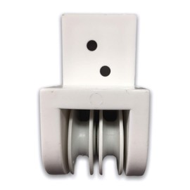 Double Pulley Tele Awning for Pergola Rope (White)