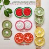 Cotton Crotchet Fruit Car Coaster Set (Dragon Bloom)