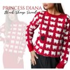 Princess Diana Black Sheep Sweater, Sweater for Christmas, Soft Sweater,