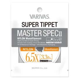 VARIVAS Super Tippet Master Spec II Nylon 6.5 X 50m 3.3 LB, Natural