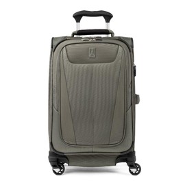Travelpro Maxlite 5 Softside Expandable Carry-On Luggage with Spinner Wheels, Lightweight, 21-Inch — Slate Green