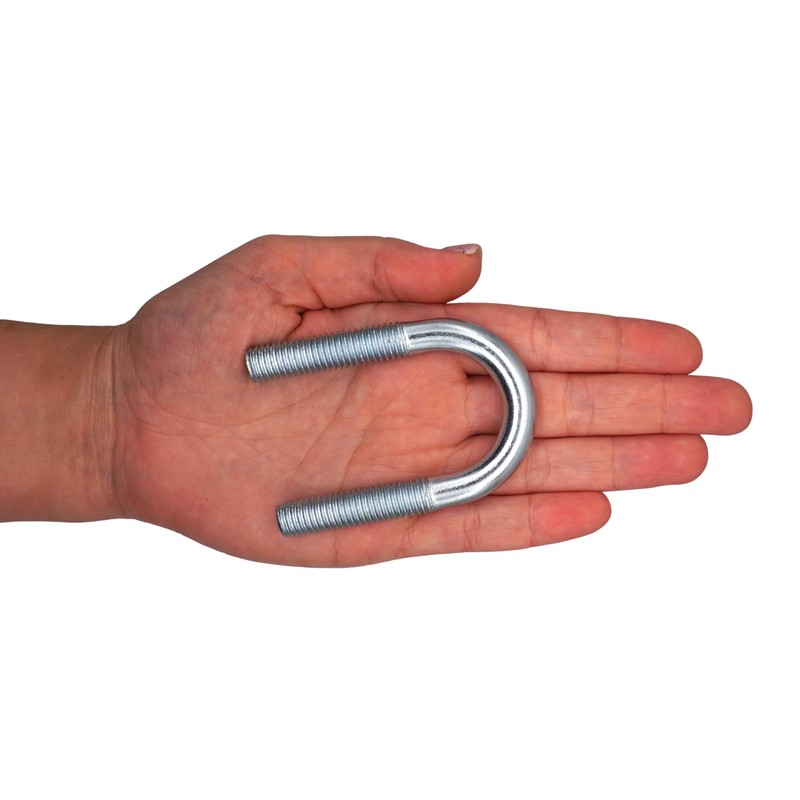 SKIR'CO (Pack of 4) Zinc Plated Round U Bolt M10