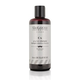 Salerm Homme Shampoo para Matizar Cabellos Blancos y Canas para Hombre 250ml