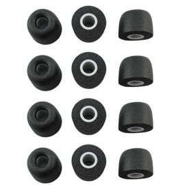 Zotech - 6 Pares de Almohadillas para Orejas de Espuma con Efecto Memoria para Auriculares JayBird BlueBuds X, X2 y X3 Bluetooth, Large