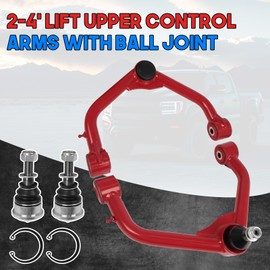 2-4" Lift Front Upper Control Arm for Ram 1500 2006-2022, Suspension Adjustable Control Arms with Ball Joint fit for Dodge 1500 2WD 4WD