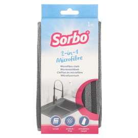 Sorbo HD Microfibre Cleaning Cloth with Scratch-Resistant Layer for Effective Cleaning, Ideal for Cleaning Around the Home and Perfect for Kitchen
