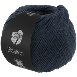 LANA GROSSA Elastico Classic Cotton with Light Stretch Content, Hand Knitting Yarn Made of 96% Cotton and 4% Polyester (Elite), 50 g Wool for Knitting and Crocheting, 160 m Yarn