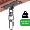Dolibest Heavy Bag Hanger,Wall Ceiling Mount Hook with a Carabiner