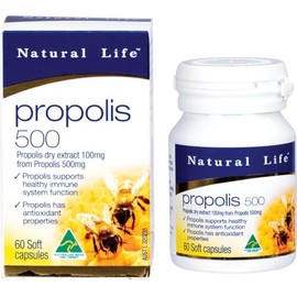 Natural Life Propolis 500mg | 60 Capsules