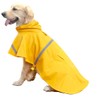 HAPEE Dog Raincoats for Large Dogs with Reflective Strip Hoodie,Rain