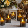 Zevanor Flameless Small Tea Light LED Candles, Acrylic Battery Operated