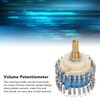 Two Channels Volume Potentiometer 2×24 Gear 20K High Accuracy Volume