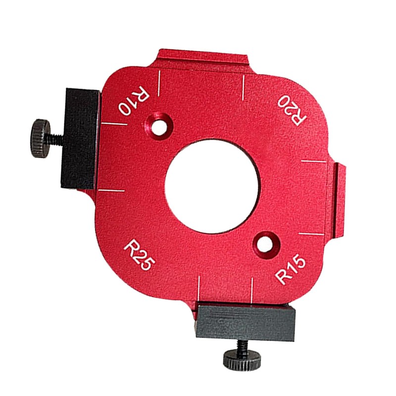 R Angle Arch Template R10/R15/R20/R25, Clear Scale, Multifunctional Radius Stencil,