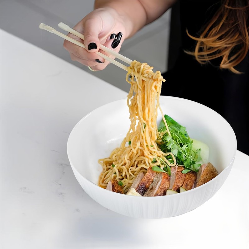Yuanlity 60 oz Large Soup, Ramen, Pho, Noodle, and Salad