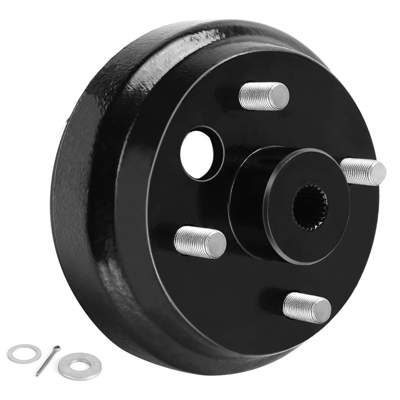 BeAcc Golf Cart Brake Drum/Hub Assembly (Electric) for EZGO TXT