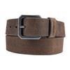 Carhartt Men's Standard Durable Full Grain Saddle Leather Classic Belts, W/Rugged Antique Nickle Hardware, Dark Brown, 40