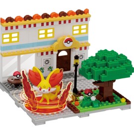 nanoblock plus Pokemon Fennekin's Cafe PP-003