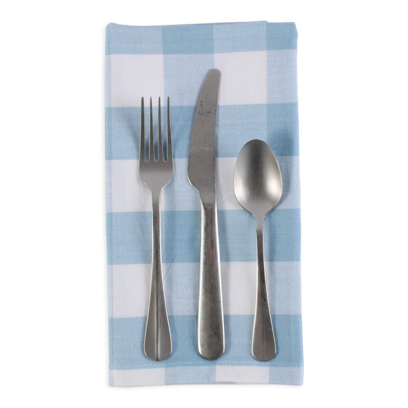 DII Buffalo Check Collection, Juego de servilletas, 20 x 20