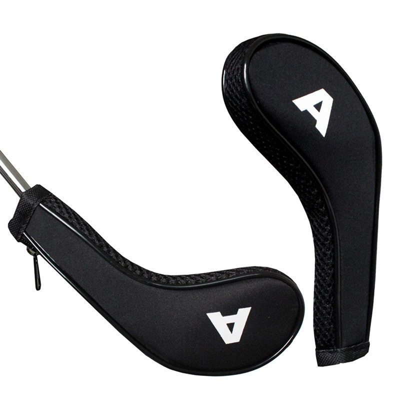 Andux Count Printed Golf Iron Covers with Zipper Long Neck