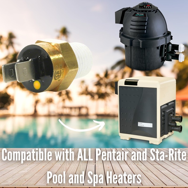 42001-0063S High Limit Switch Compatible with Pentair Mastertemp and Sta-Rite