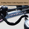 Trolling Motor Cable Organizer Sleeve,60" Nylon Cable Sleeve for Trolling