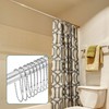 WILLBOND 150 Pieces Shower Curtain Hooks Bathroom Shower Curtain Rings