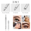 Pinkiou Eyebrow Tattoo Microblading Pen for Permanent Makeup Pens Silver