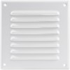 HVAC OV 5 x 5 Inch (Inner) White Stainless Steel