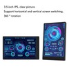 3.5in IPS USB Mini Screen AIDA64 PC CPU RAM Data